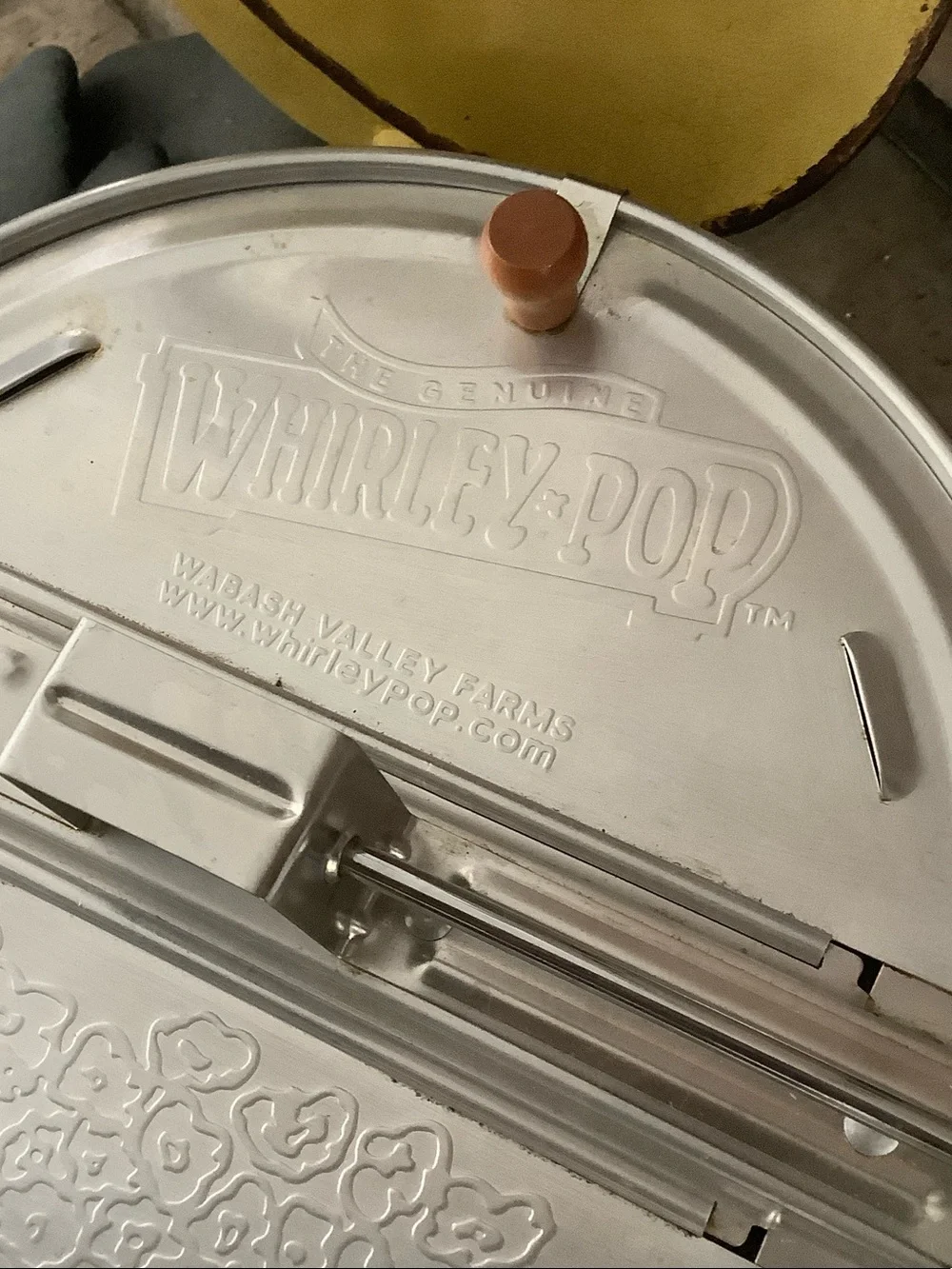 Stovetop Popcorn Popper with Wood Handle - Stainless Steel